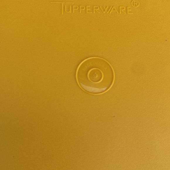 4 Retro Vintage Harvest Colors Tupperware Divided Trays Plates 1535 Lunch Food 2 - Picture 4 of 5